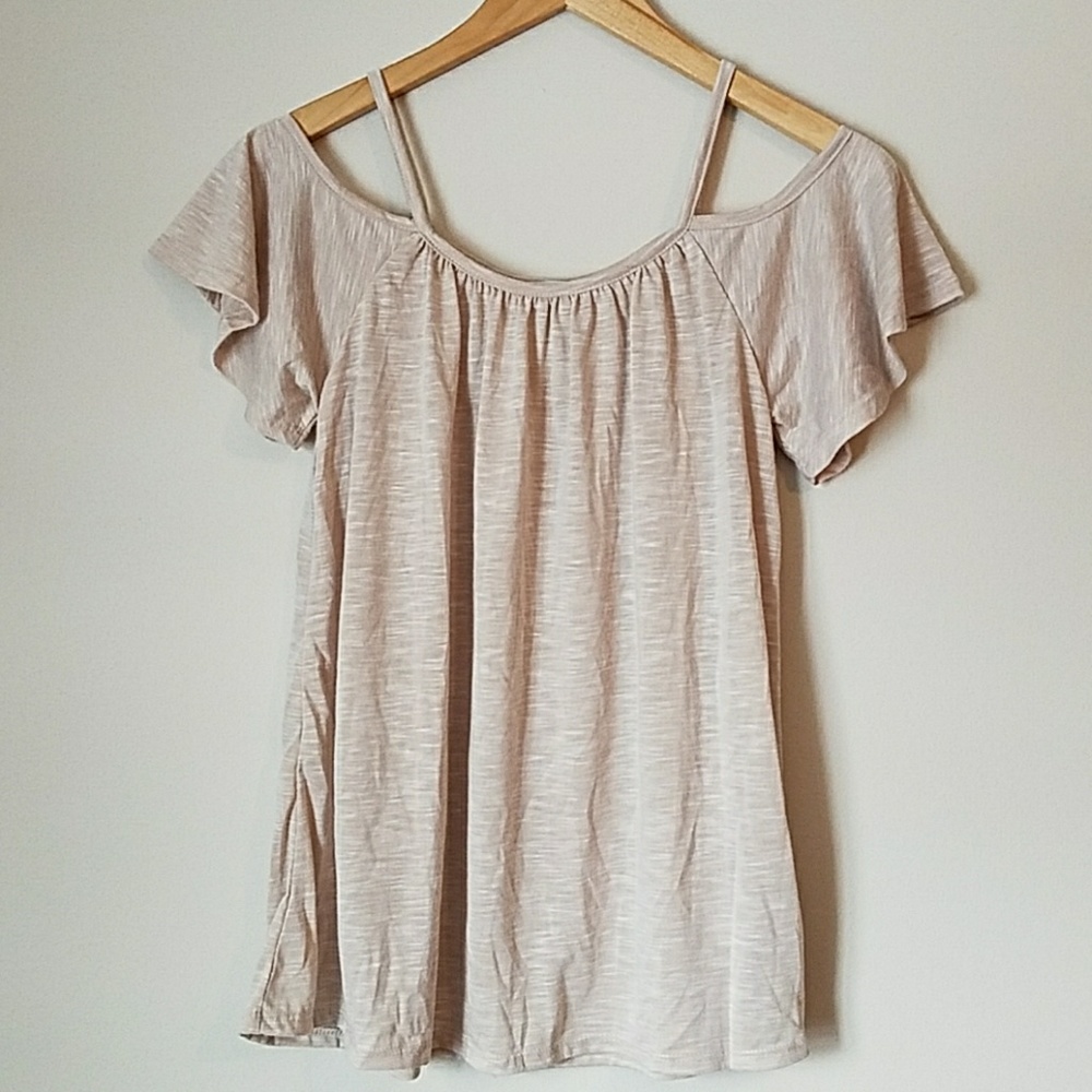 Cold Shoulder Flowy Top